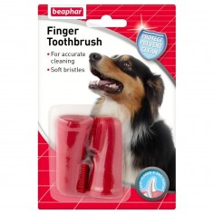Cepillo de dientes con forma de dedo Pack x 2 Beaphar - beaphar 