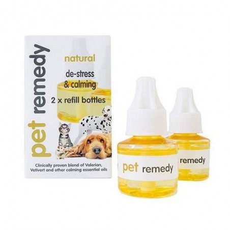 Pet Remedy Natural - 2 Repuestos de 40 mL. - Desestresa y Calma - 120 días - Pet Remedy 