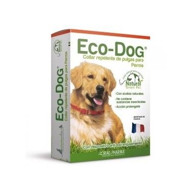 COLLAR ECO-DOG® Collar repelente de pulgas natural para perros. - laboratorio drag pharma 
