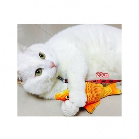 Peluche Pez Goldfish con catnip al interior para gatos -  