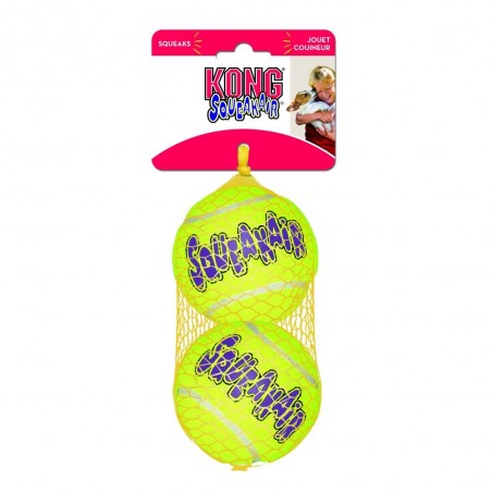 Pack de 2 Pelotas de tenis con sonido SqueakAir Balls Kong Large 8 cm - kong 