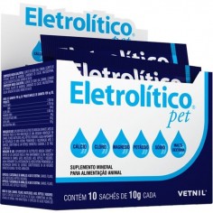 Electrolitico Pet Reponedor de electrólitos para pequeños animales - 10 Sobres - Vetnil - VETNIL 