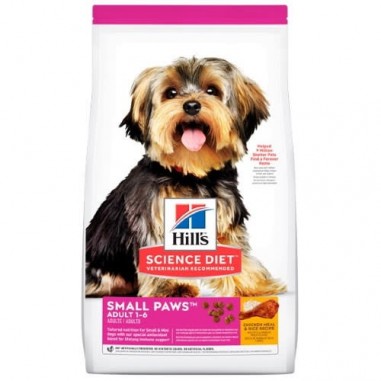 Hills Science Diet Perro adulto Small Paws para adultos Toy 2Kg. - hills science diet 