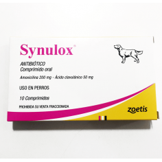 Synulox 10 comprimidos VENTA CON RECETA Zoetis - Laboratorio Zoetis 
