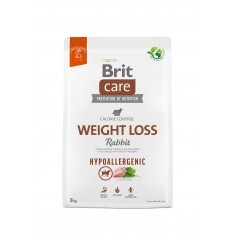 Brit Care Perro Adulto Weight Loss Conejo & Arroz 3Kg. Hypoallergenic - Brit® 