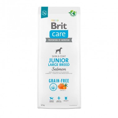 Brit Care Perro Grain Free Junior Large Breed Salmon 3kg. - Brit® 