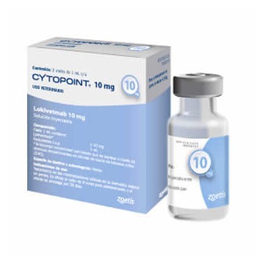 Cytopoint 10mg - 2 viales - Zoetis - VENTA CON RECETA - Laboratorio Zoetis 