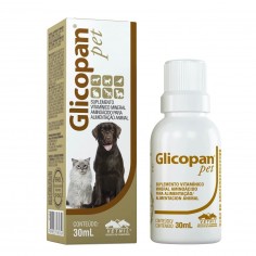 Glicopan Pet Suplemento Aminoacido Vitaminico  30 mL. Vetnil - VETNIL 