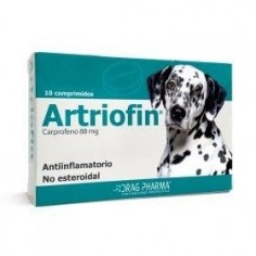 Artriofin Carprofeno 88 mg. 10 Comprimidos - laboratorio drag pharma 