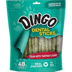 Dingo DENTAL Munchy Sticks 48 Palillos Masticables - dingo 