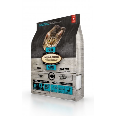 OBT Grain Free Gato All Life Stages Pescado 2,27kg. - Oven Baked Tradition 