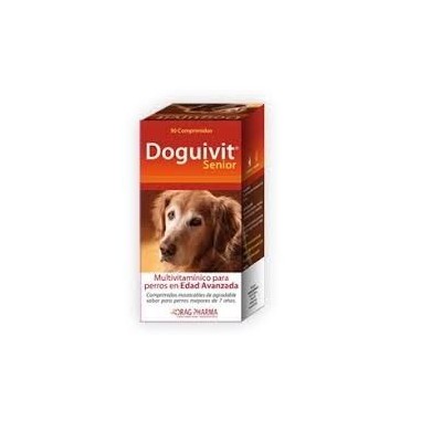 Doguivit Senior Multivitaminico Perro, 30 comprimidos - laboratorio drag pharma 