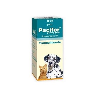 Pacifor Tranquilizante, Solución oral 10 mL. RECETA - laboratorio drag pharma 