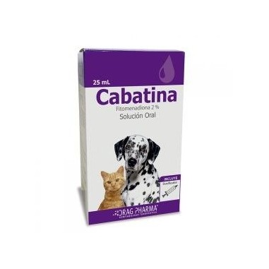 Cabatina (Fitomenadiona 2%) Frasco 25 ml. - laboratorio drag pharma 