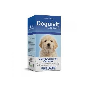 Doguivit Cachorro Multivitaminico Perro, 60 comprimidos - laboratorio drag pharma 