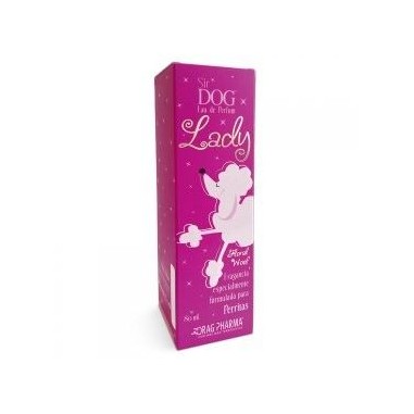 Perfume para perritas SIR DOG® Perfum Lady 80 mL - laboratorio drag pharma 