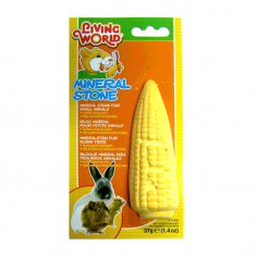 Bloque Mineral con Calcio para pequeños animales 37 g. Maiz Living World - LIVING WORLD 