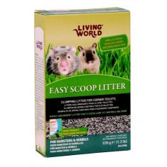 Living World Easy Scoop Litter Arena sanitaria para Hamsters y Jerbos Caja 570g. - LIVING WORLD 